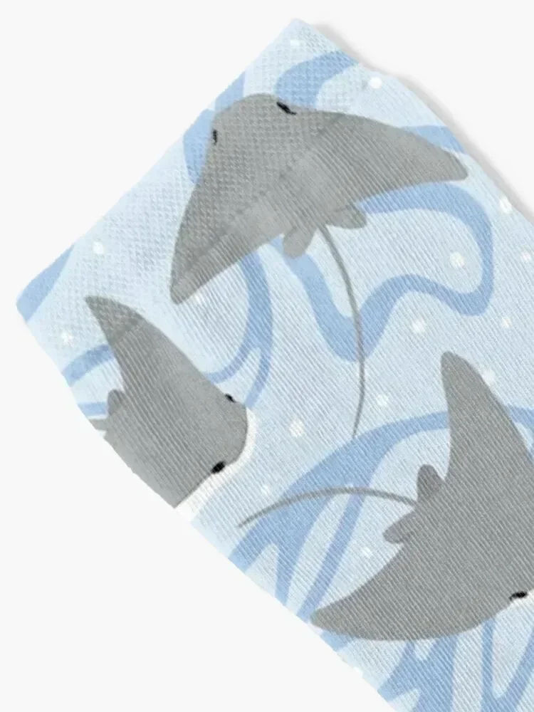 Stingrays - Cownose Ray - Sticker Pack Socks bright garter winter thermal christmas gift Boy Socks Women's