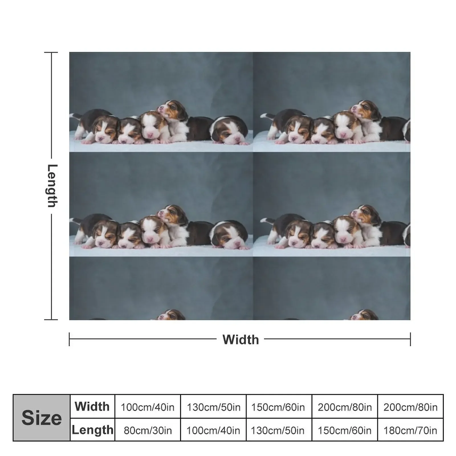 Cute newborn beagle puppies Throw Blanket Giant Sofa for babies Decoratives blankets and throws Blankets