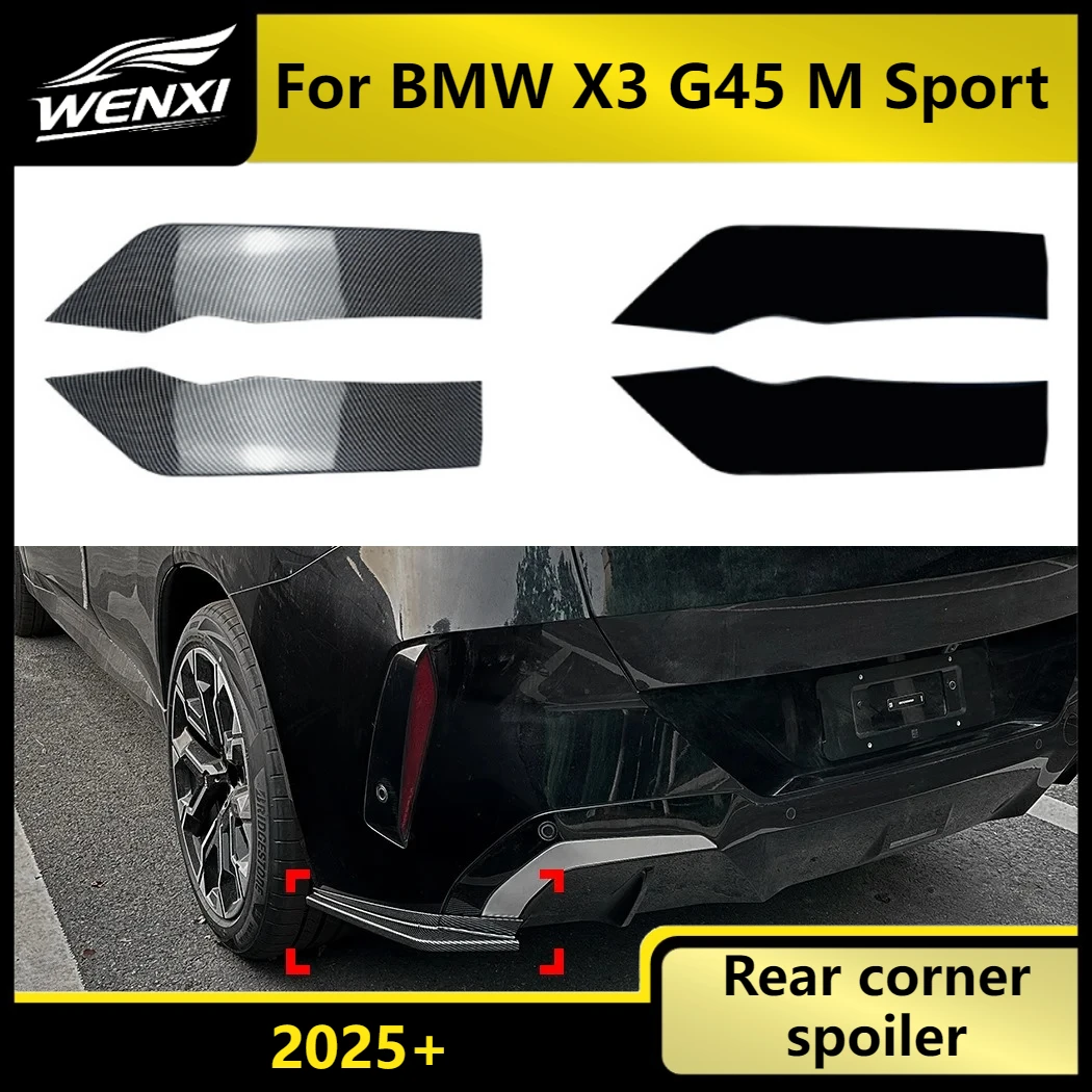 

For BMW X3 G45 M Sport 2025+ rear New corner spoiler exterior decoration cross-border modification