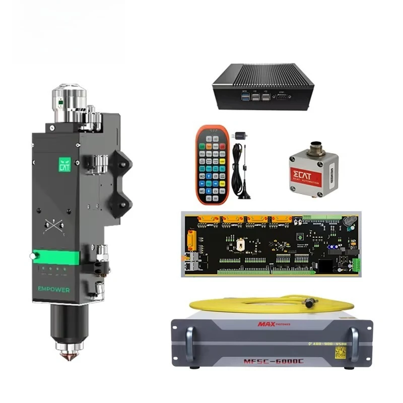 Raytools BS06K-CAT XC3000S MAX MFSC-6000C 6KW Kit di parti per taglio fibra per macchina da taglio fibra fai da te 6000W