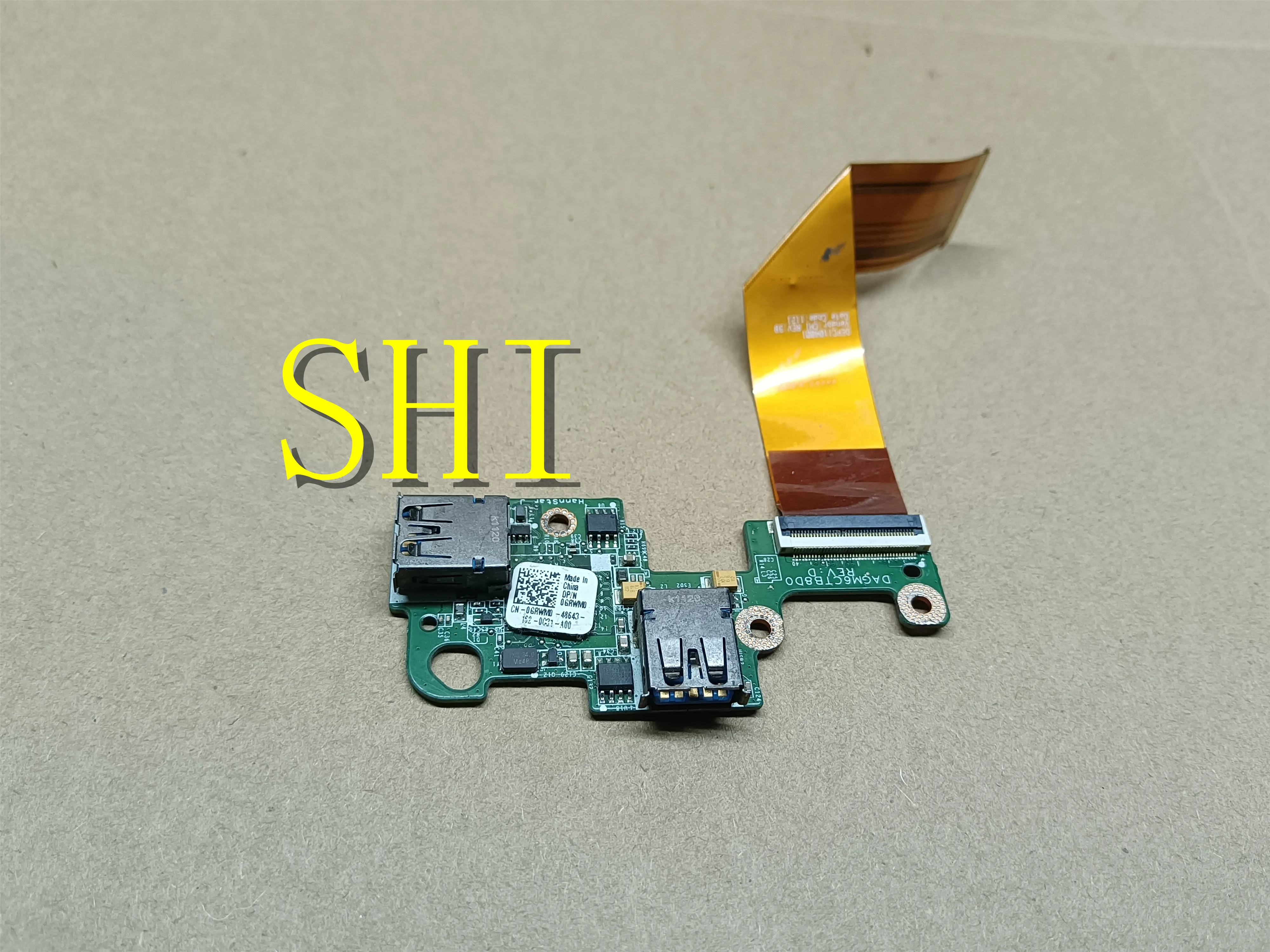 FOR Used Dell XPS 15  L502x USB  I/O Board & Flex Cable GRWM0 0GRWM0 DAGM6CTB8D0/1