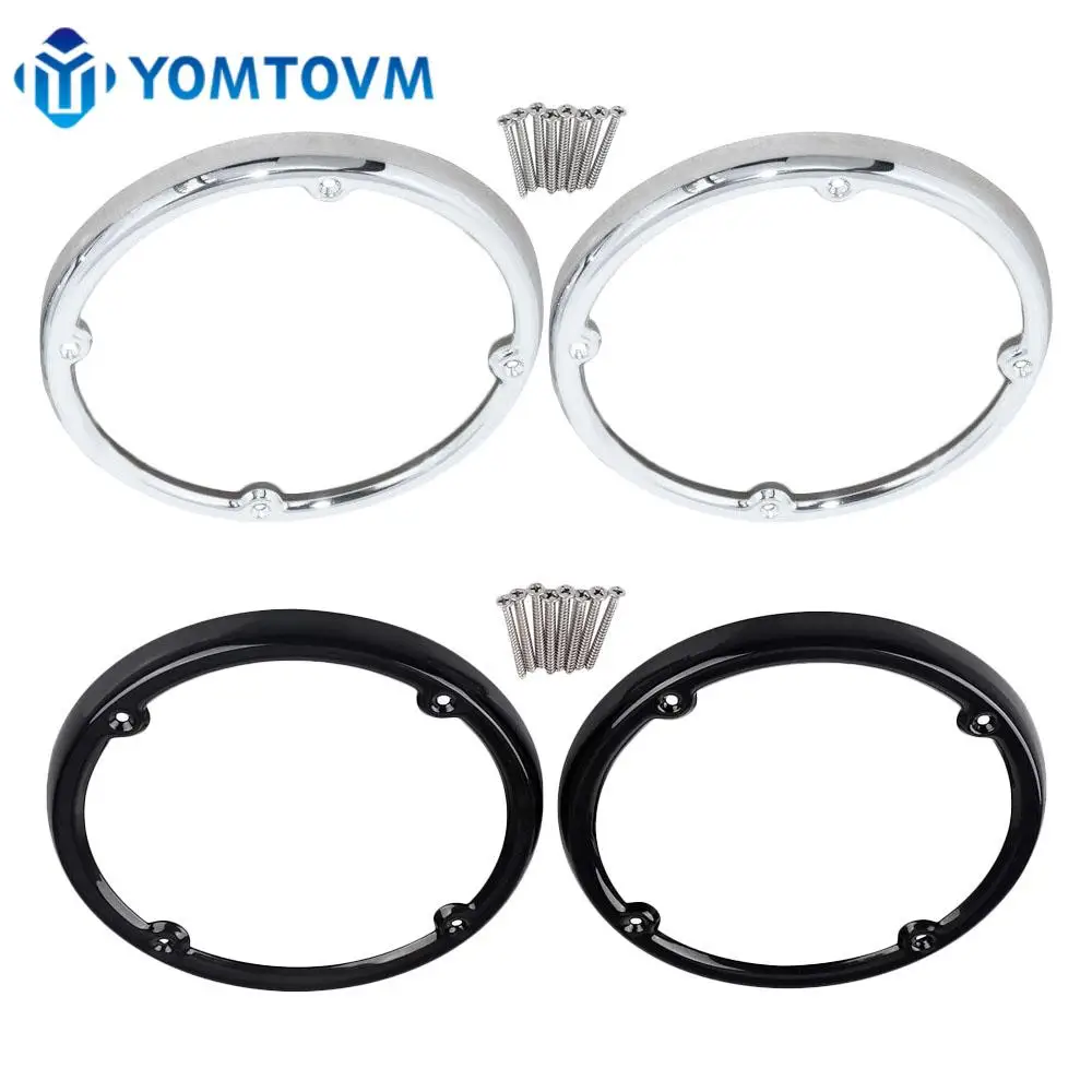 Aluminiowe wykończenie głośnika Tour Pak do motocykli Harley Electra Glide Tri Glide Ultra Limited 2014-2022