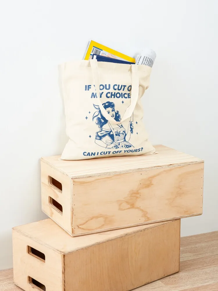 إذا لقطع خياراتتي، هل أستطيع أن أقطعك؟ حقيبة حمل حقيبة تسوق محمولة حقيبة حمل قابلة للتخصيص حقائب كبيرة الحجم #4