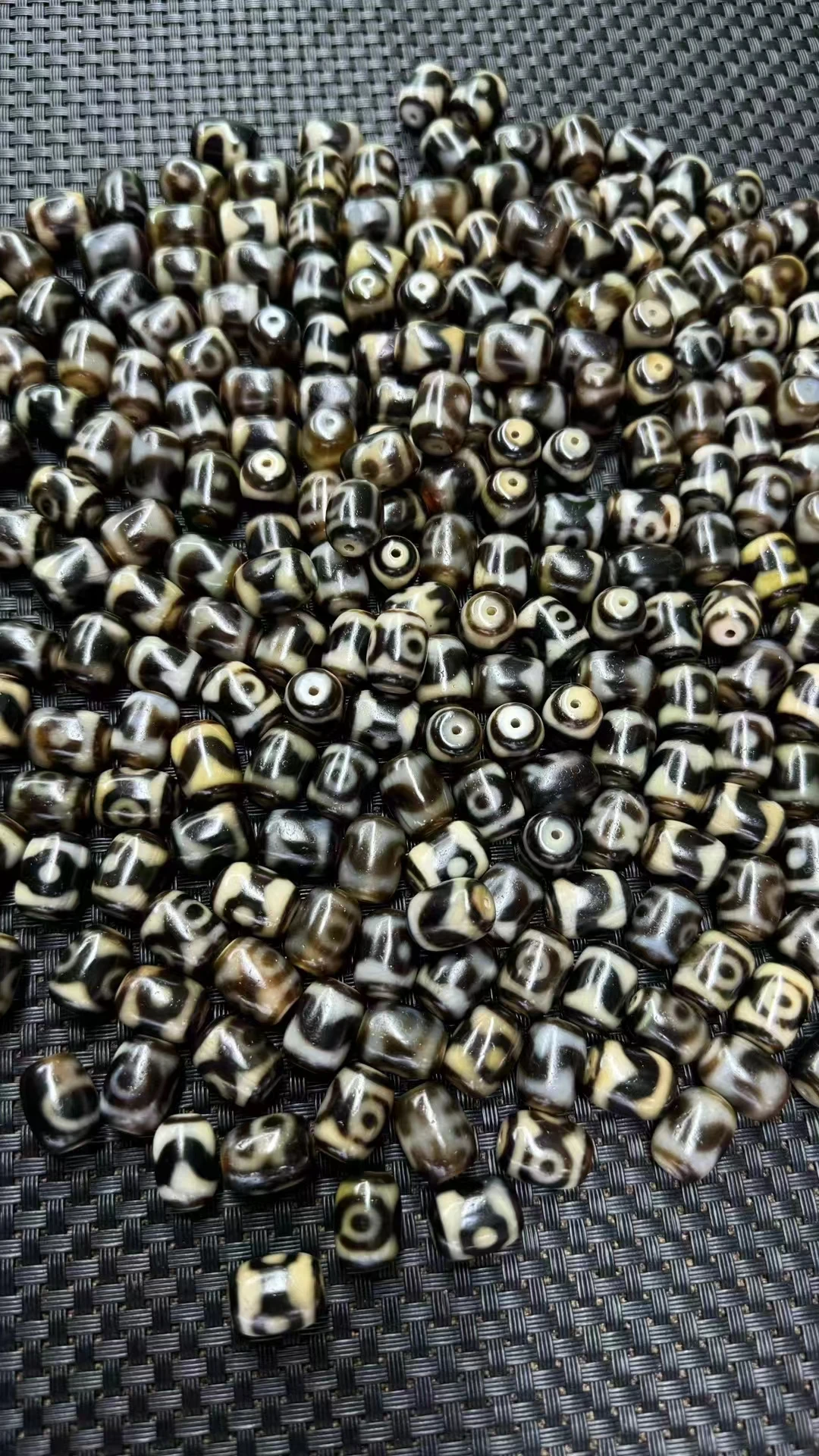 100 pcs/lot old material Xizang Tianzhu Dzi Beads old 12*16mm Taiwan process wholesale price free shipping