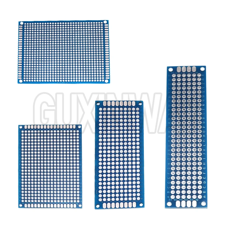 5-10PCS 프로토 타입 보드 블루 회로 Perfboard PCB 3x7cm 4x6cm 5x7cm 7x9cm 양면 회로 기판 DIY 전자 키트