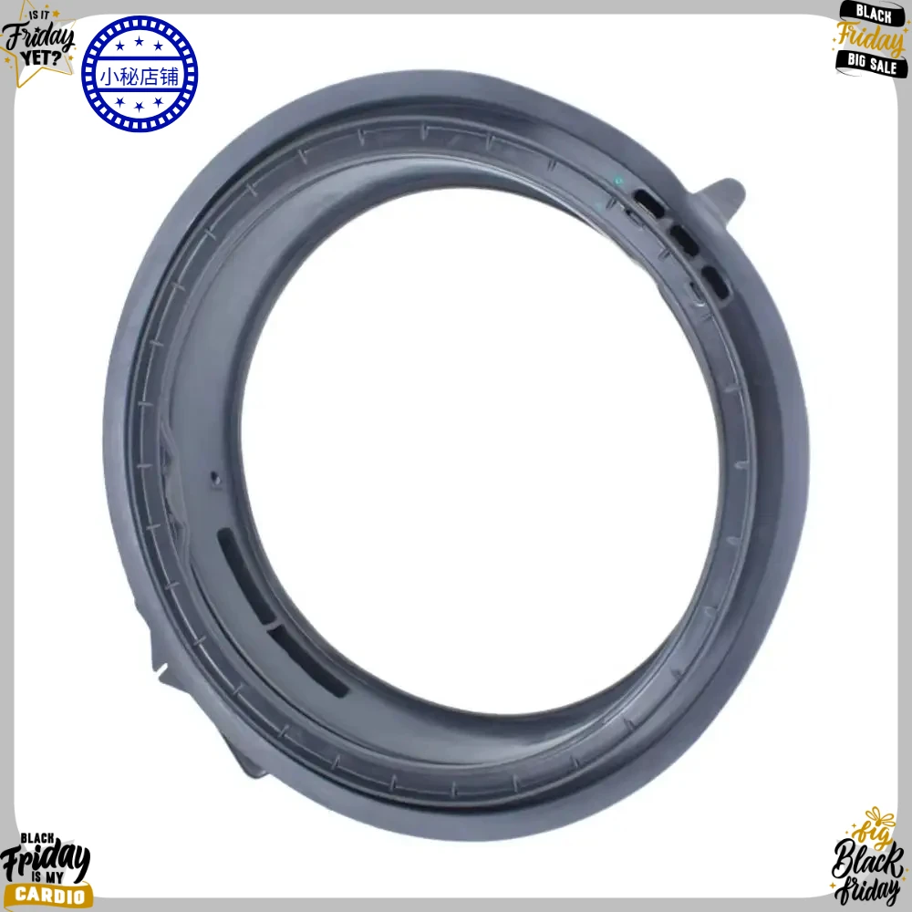 Replacement Door Seal Rubber Ring 0020300601H Fit for Haier Drum Washing Machine Washing Machine Sealing Leather Ring