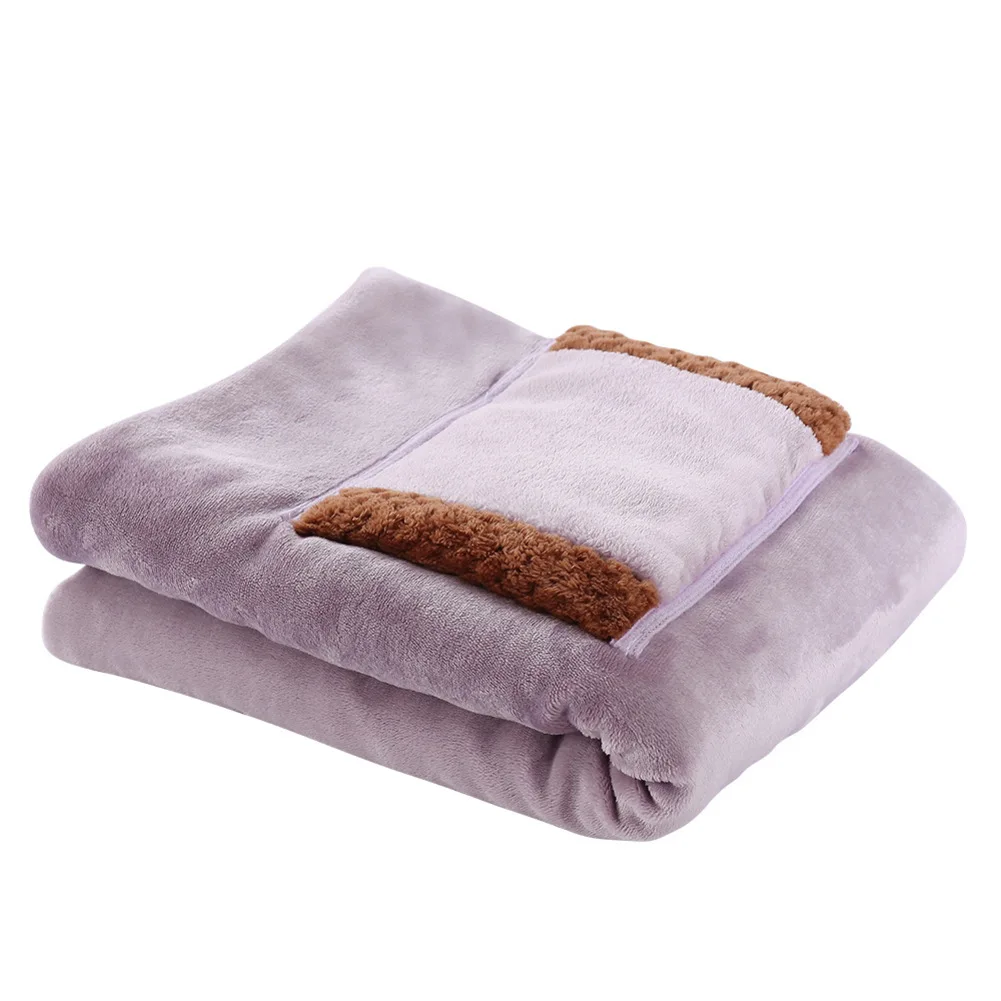 Portable electric blanket with USB power for source designed for consistent temperature control and comfortable warmth