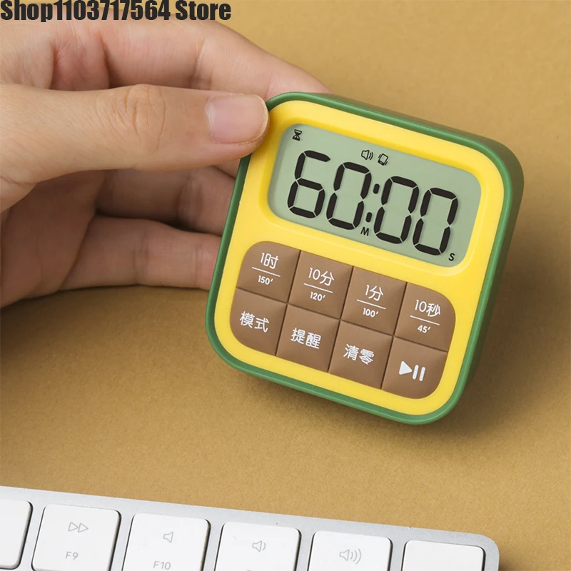 

Creative timer Time Reminder Silent silent students learn to do problems electronic timer alarm dual-use