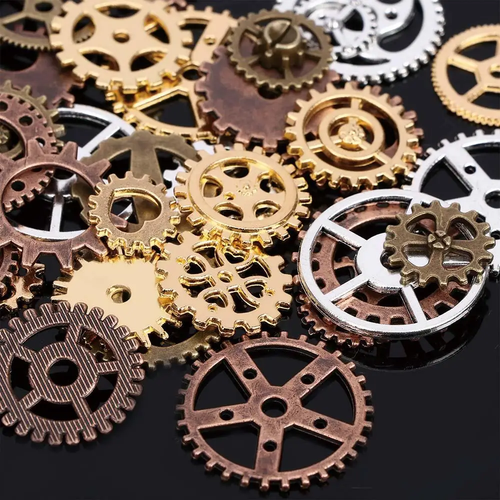 Fashion DIY Charms Mixed Vintage Steampunk Making Craft Arts Jewelry Cogs & Gears Watch Parts