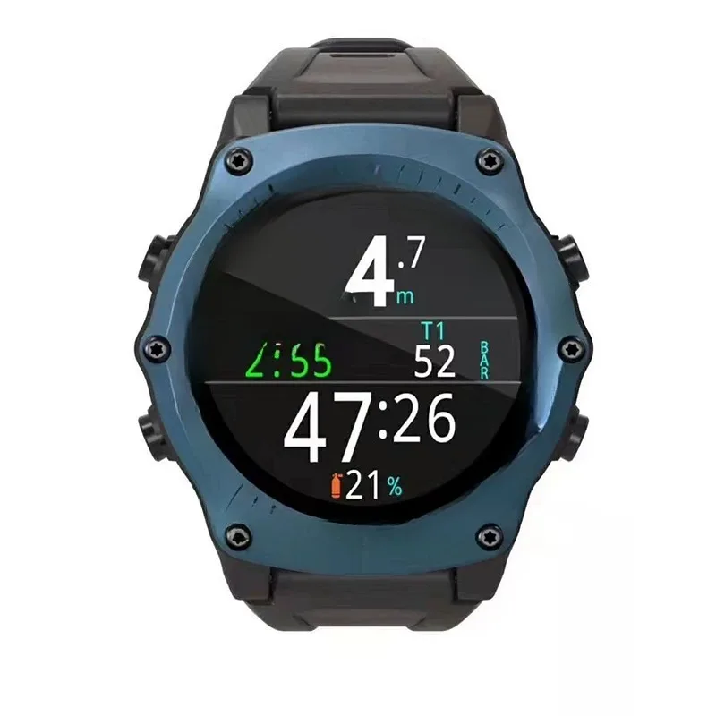 Watch-type diving technology computer watch color screen, can be connected to wireless sensors