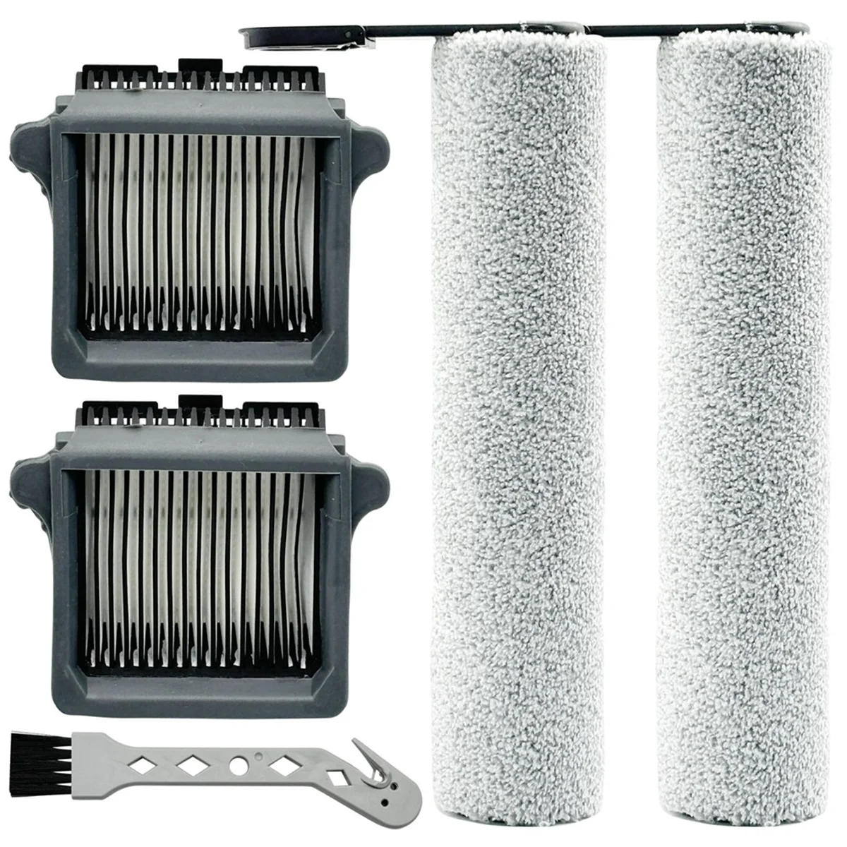 Brush Rollers Filters Replacement for Floor ONE Stretch S6/ Floor ONE Switch S6/ Floor ONE S7 Vacuum Cleaner