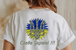 Cлава Україні Vintage Woman Printed T-shirt Slava Ukraine Man Shirt Ukrainian Fitness Outdoor Classic Short Sleeves