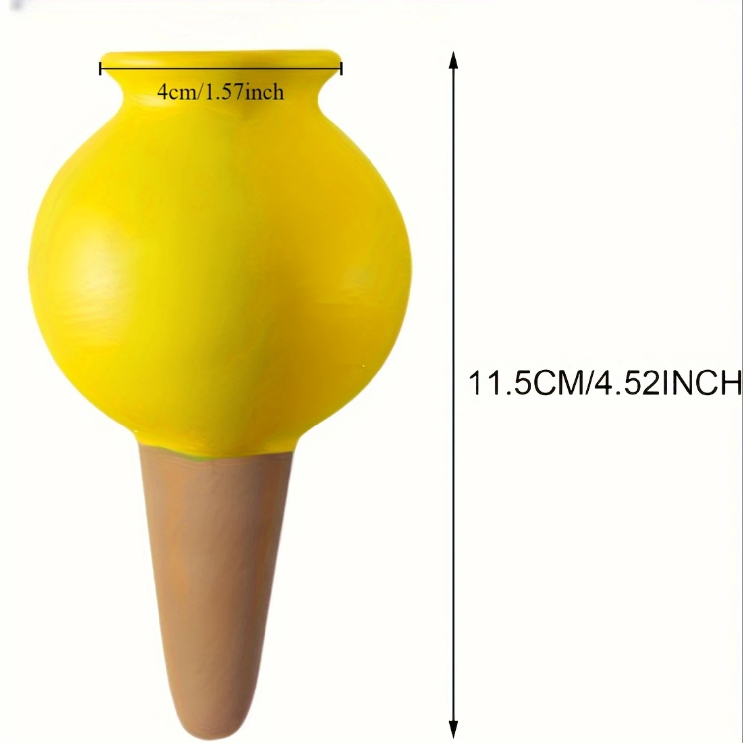 

Automatic Plant Watering Globes In Assorted Colors, Terracotta Self-Watering Spikes, 4.53inch Garden Water Devices For Indoor &