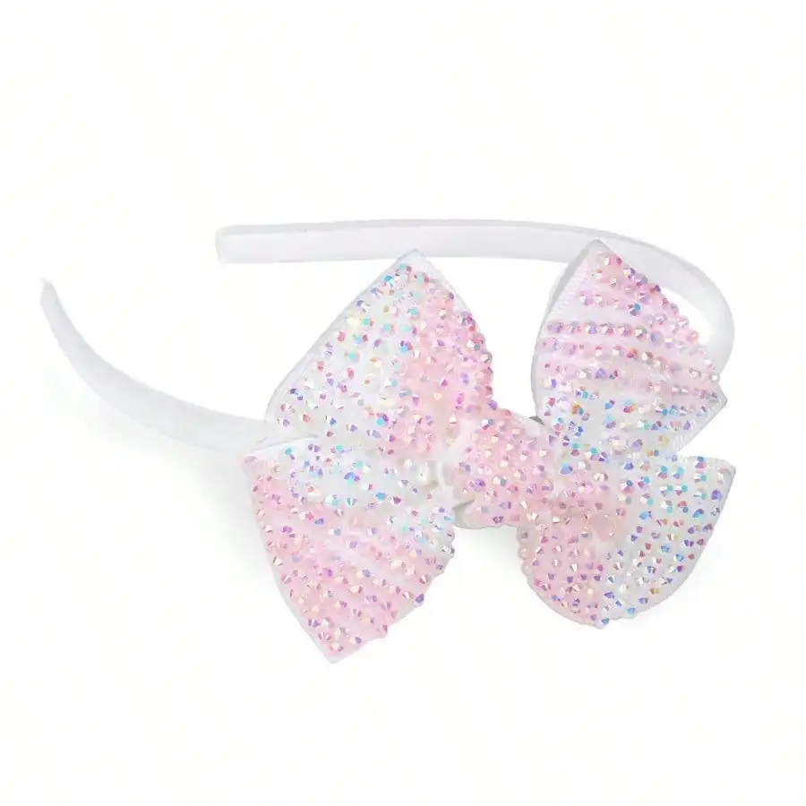 

White Hairband For Girls - Elegant Hair Accessories For Everyday Wear Perfect For School Parties And Special Occasions Soft And Comfortable Headband With Stylish Design For Young Girls
