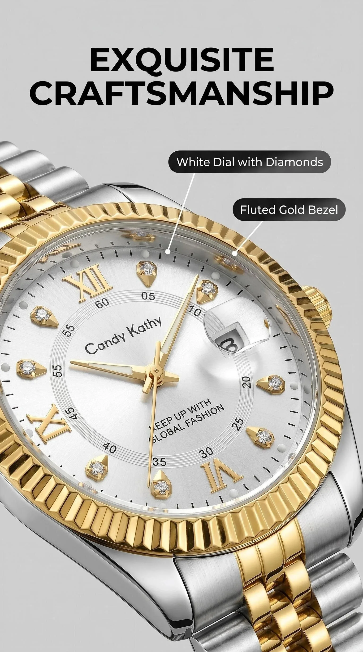 Classic Quartz Date Wristwatch — product information 3