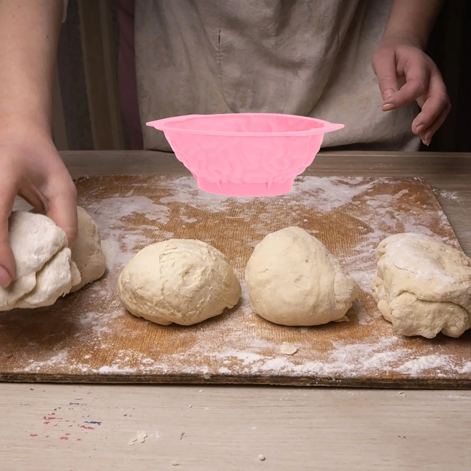 

Creative Halloween Brain Shaped Silicone Chocolate Mold Cake Pan Baking Dessert 3D Diy Mold Oven Microwave Refrigerator Use