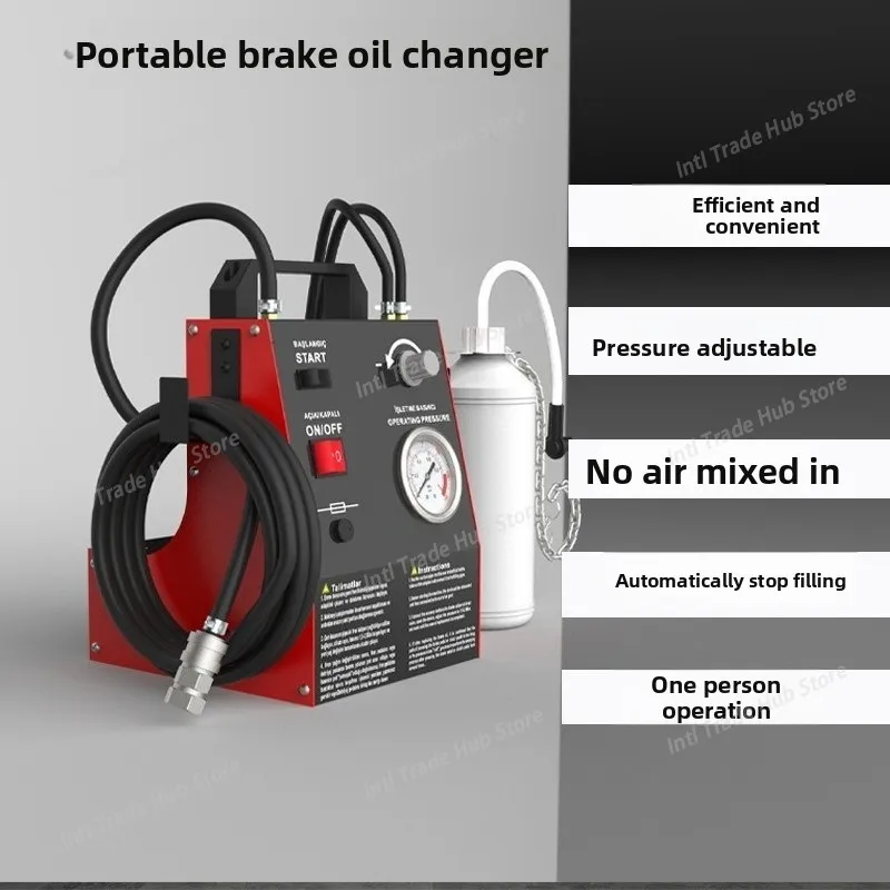Electric Pulse Brake Fluid Drain & Fill Machine Car Care Equipment for Efficient Auto Brake Fluid Change
