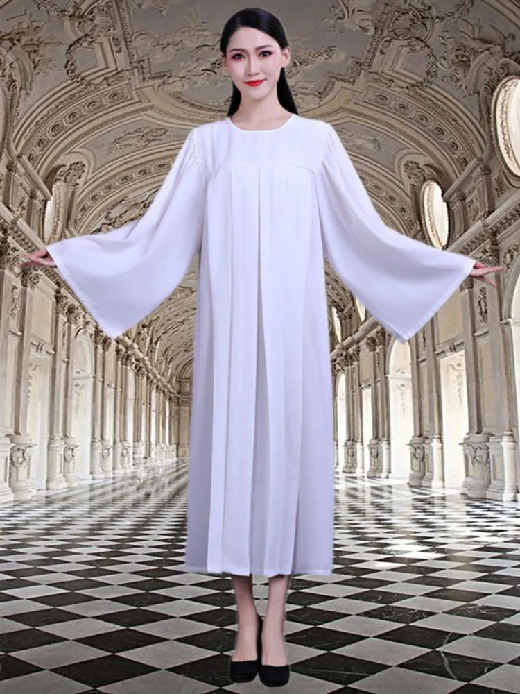 Hymn Clothing Christian Church Choir Dress Clothing Church Poetry Class Singing Robe Wedding Jesus Class Service Cosplay Gown