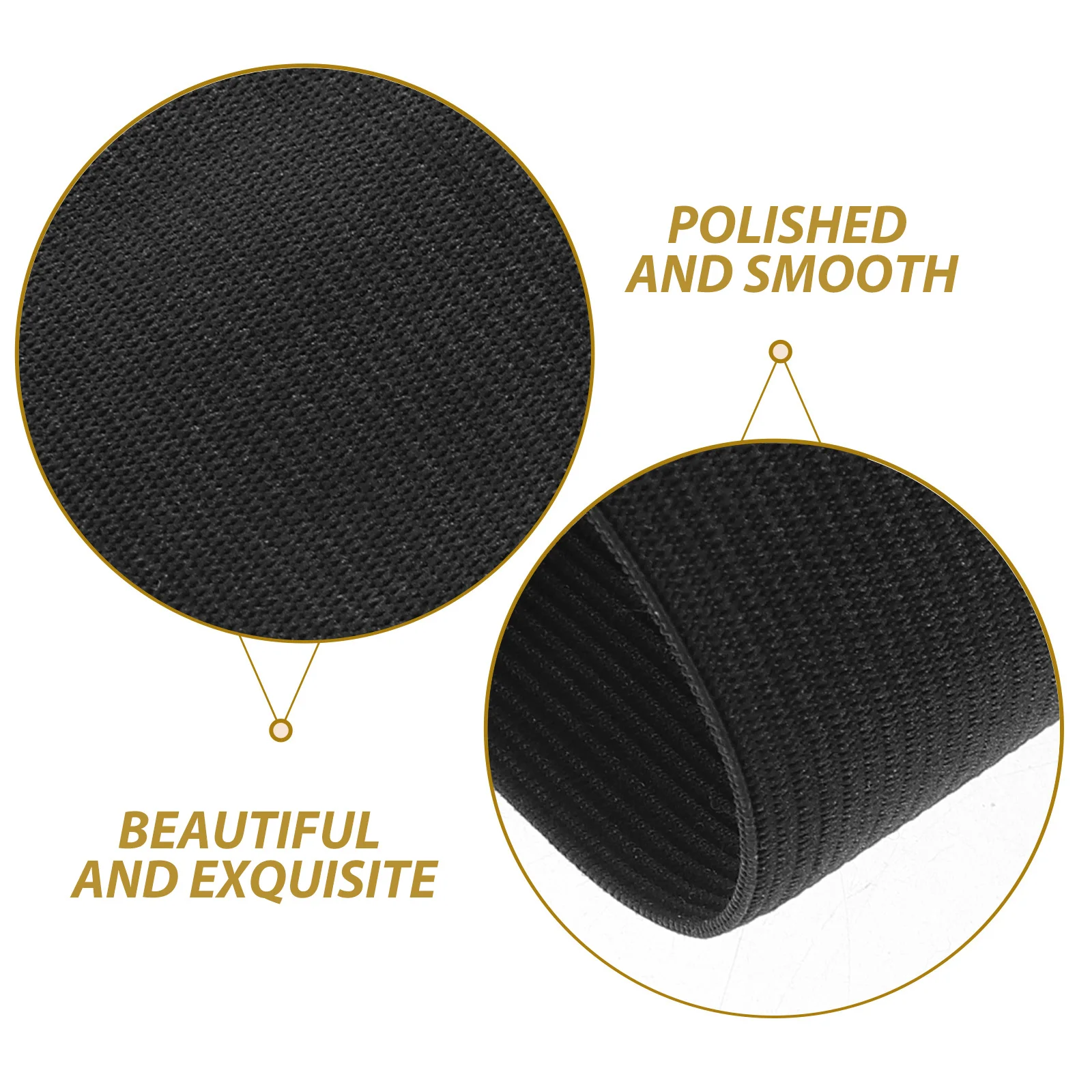 15 قطعة شارة مطاطية تذكارية سوداء قابلة للتعديل حزام الحداد لحفل الجنازة احترام تحية العصابات الذراع الكابتن