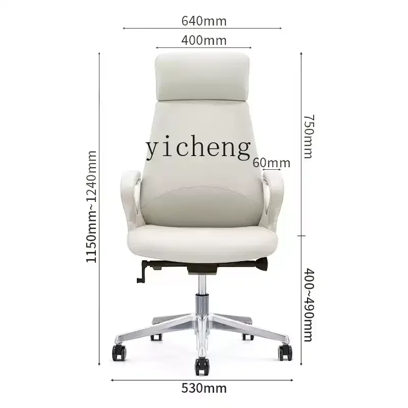 TQH office seat sedentary comfortable light luxury boss chair reclining ergonomic home study computer chair