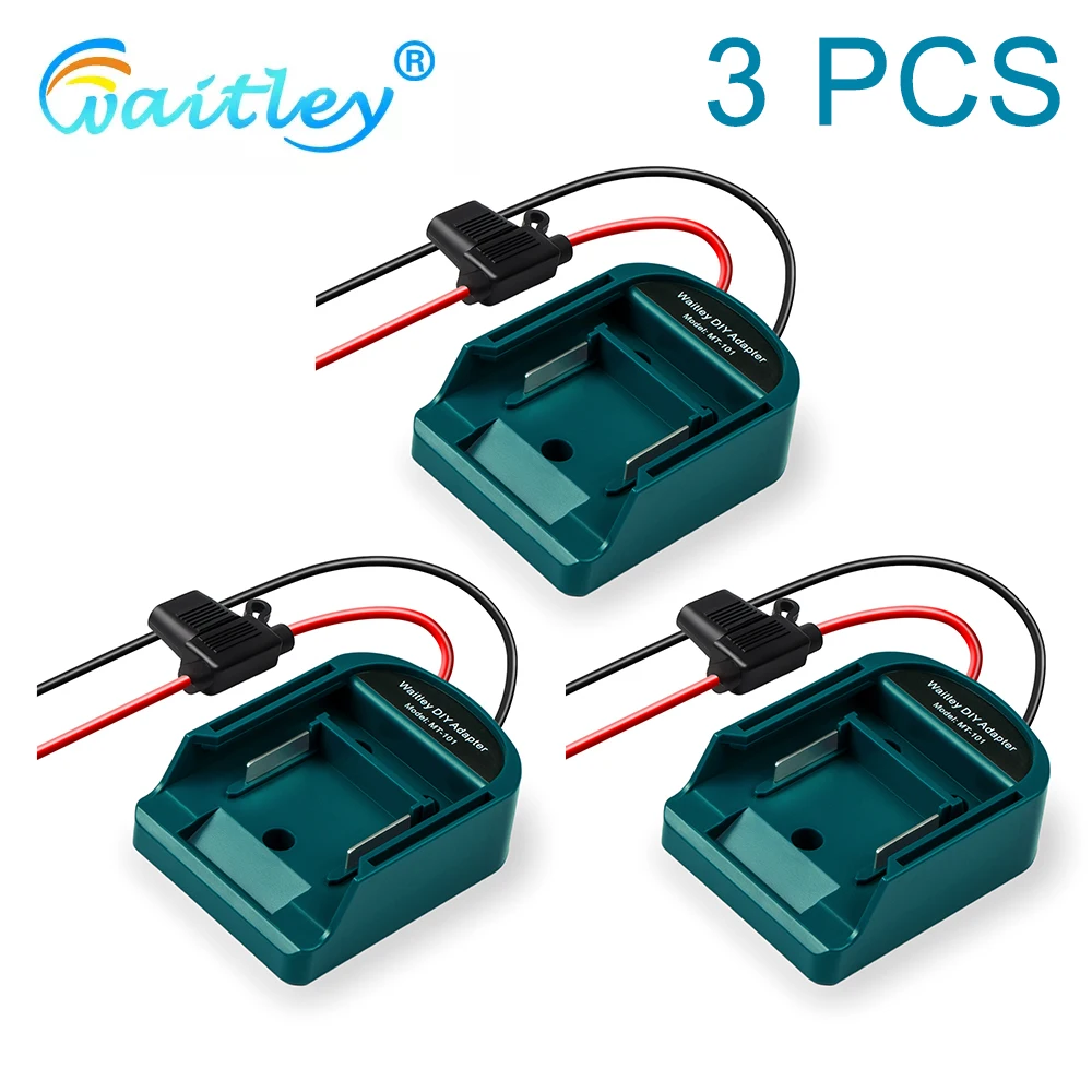 Externe batterijadapterconverter voor MT Makita 14V / 18V batterij DIY Power Tool box mod Plug accessoires kit elektrische verlenging