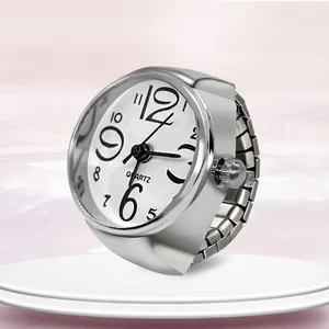 Kreative kreisförmige Uhr des Selektorrings für Männer und Frauen, Verbindungen, Schild, Finger, Paar, heißer Verkauf, neu 6 Hauptverkaufstasche entação 12l - №3