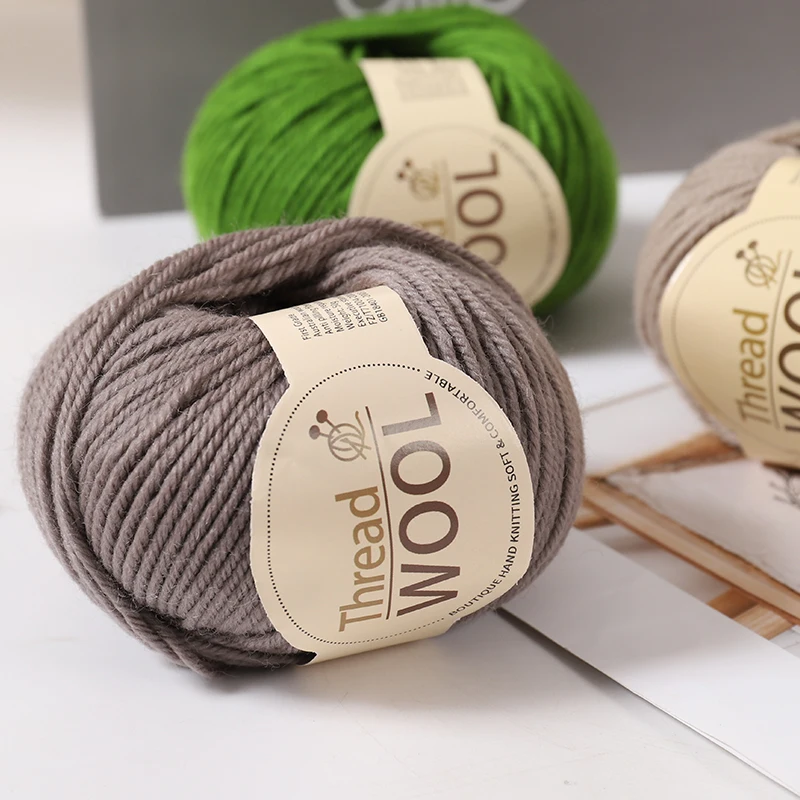 400g Fine Textile 290 Medium-Thick Wool Yarn for Hand Knitting Diy, Used for Knitting Various Styles of Sweaters, Scarves, Hats, Gloves, Clothing, Handicrafts, Socks, Wool Pants, Shawls, Coats, Etc. Yarn Balls 1 Bag = 8 Pieces = 400g