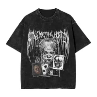 Camisetas ROCK Band Bring Me The Horizon para Fans BMTH, camisetas Vintage lavadas, novedad, camiseta británica de verano, camisetas holgadas Vintage de algodón