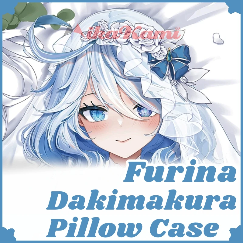 Furina Dakimakura Genshin Impact Game Pillowcase Full Body Hugging Pillow Case Cushion Cover Home Bedding Decor Otaku Gift HMA