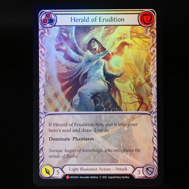 เนื้อและเลือดฟอยล์ Proxy การ์ดความบันเทิงเกม FAB lronsong Pridelander Stormbind Mordred Tide คอลเลกชันการ์ดของขวัญ