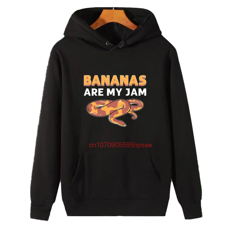 Bananas Are My Jam Fashion Winter Essentials Hooded Sweatshirt Sweaters New In Sweatshirts Thick Sweater Men's Winter Sweater