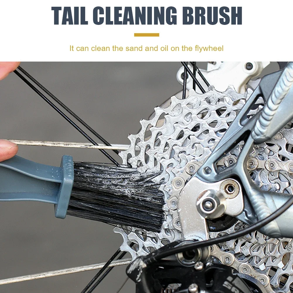 3pcs/set Chain Cleaner MTB Mountain Bike Machine Plastic Washer Brush Scrubber Bicycle Cycling Riding Cleaning Maintenance Tools