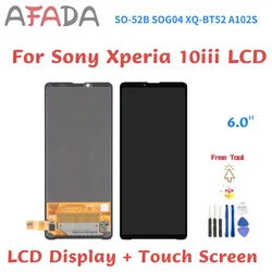 6.0 inch LCD For Sony Xperia 10 III LCD Display Touch Screen Digitizer Assembly For Sony X10 iii SO-52B SOG04 XQ-BT52 A102S