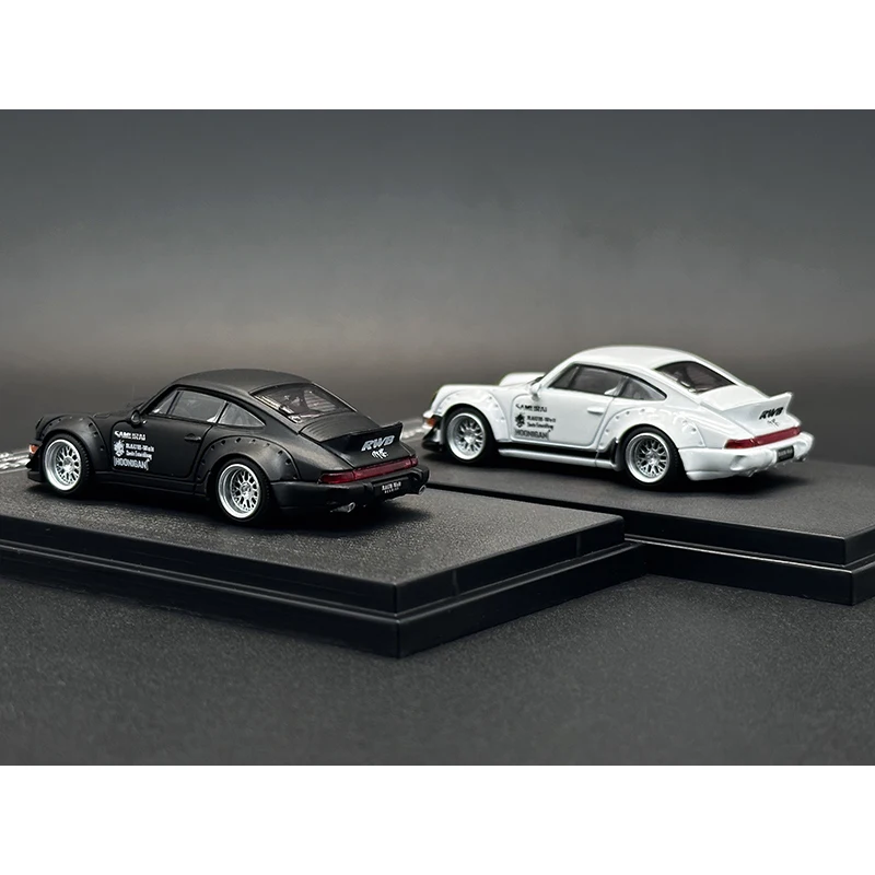 MINIStation 1:64 RWB 964 Ducktail SAMURAI Diecast Diorama Car Model Collection Toys