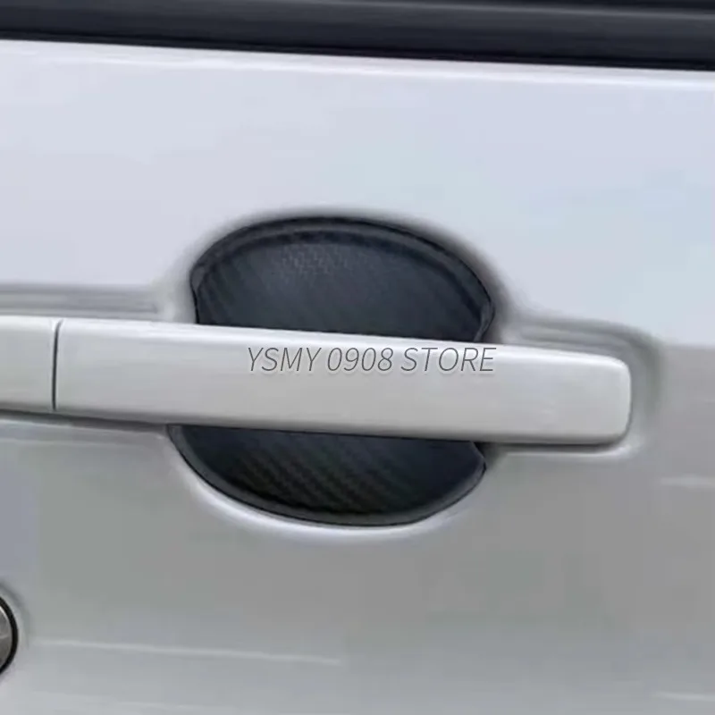 4PCS Car Stickers Silicone Door Bowl Handle Protective Film Protective Paste Styling for Roox 40 2020+ Exterior Accessories