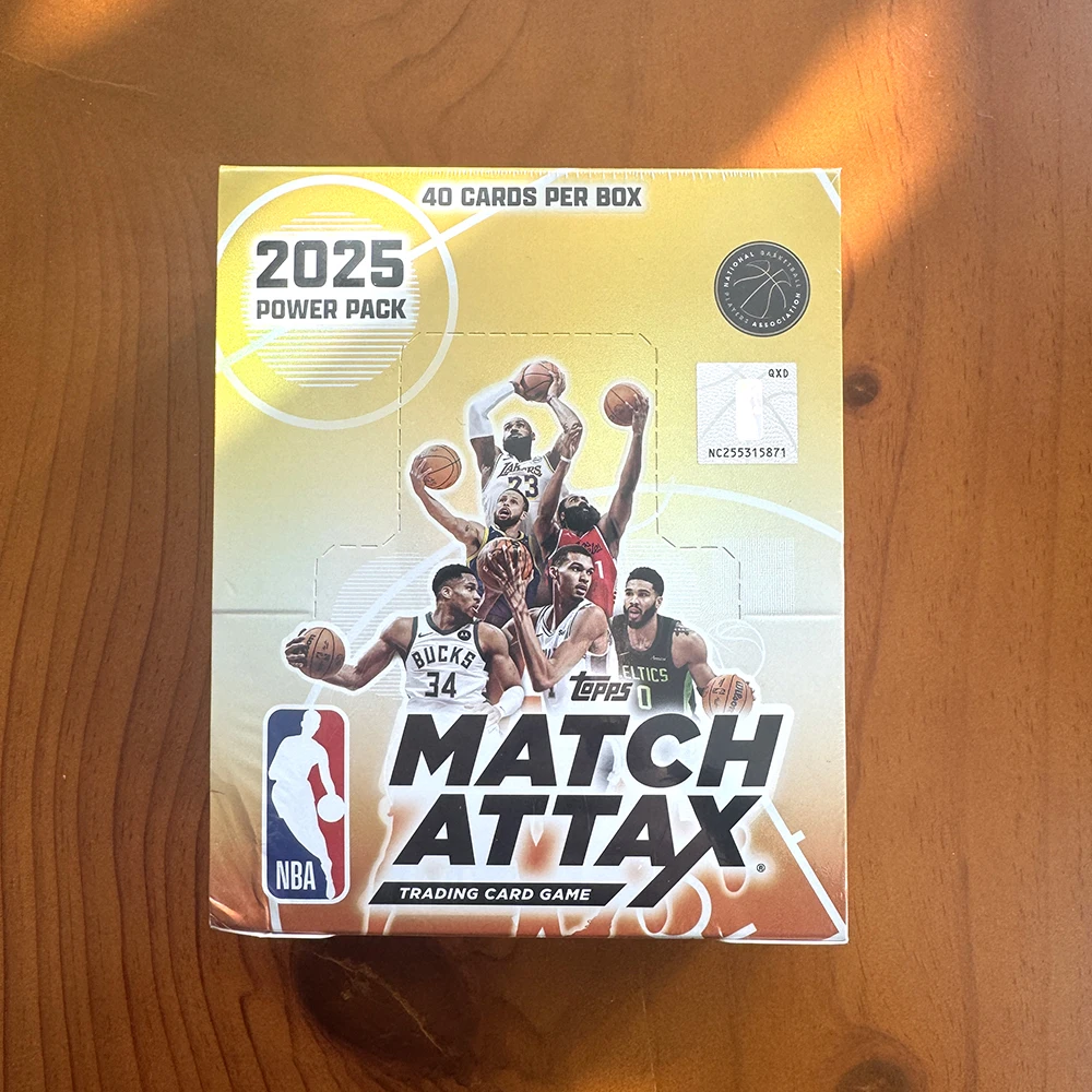 KAYOU 2025 NBAバスケットボール パワーパック 1箱40枚入り マッチアタックス トップス トレーディングカードゲーム スペシャルエクセントインサート＆フォイル