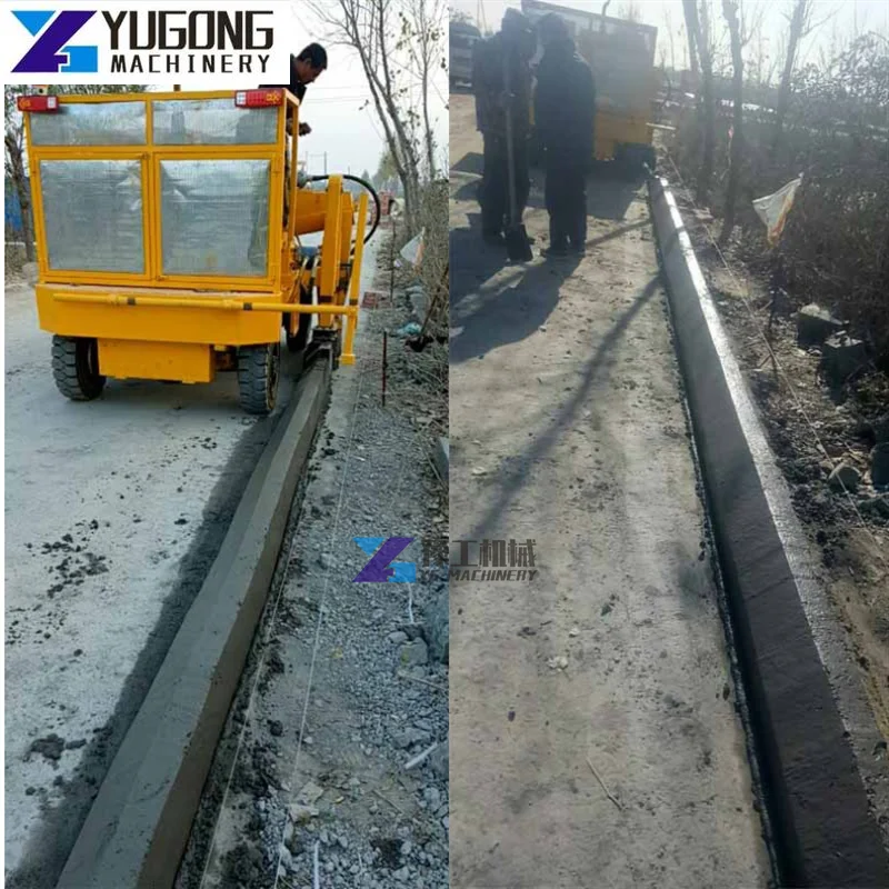 Agricultural Aqueducts Urban Drainage Channels Self Propelled Concrete Channel Lining Machine