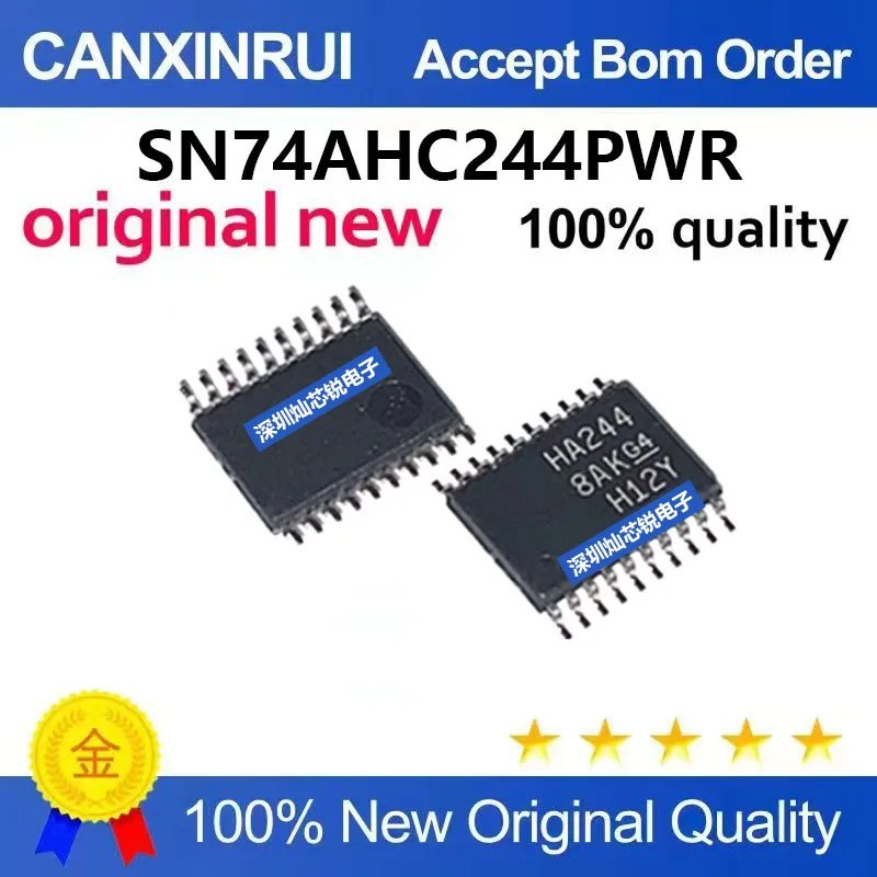(5-100pieces)Brand new original SN74AHC244PWR, silk-screen HA244, TSSOP20 buffer and line driver