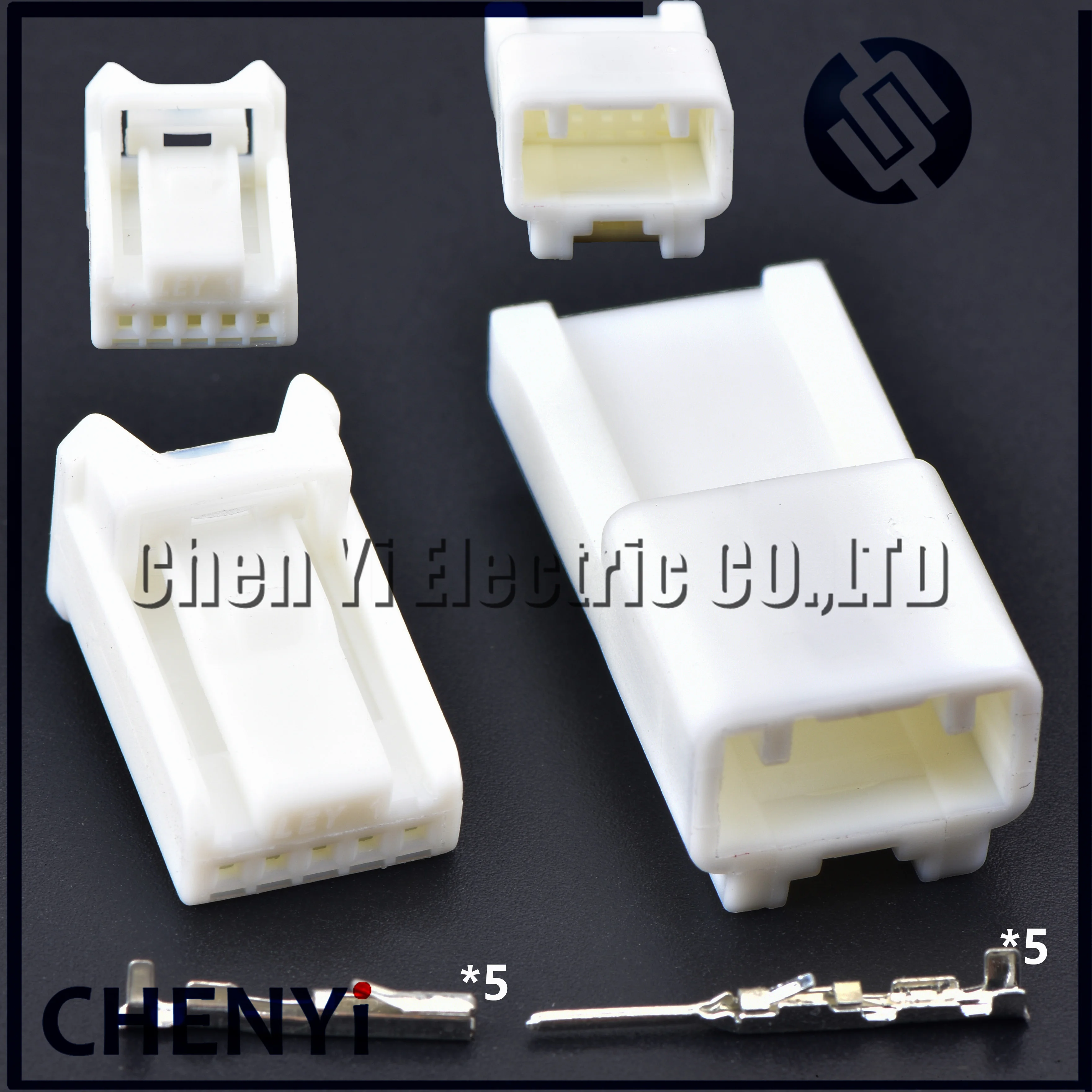 White 5 Pin 0.7mm Female or Male Auto Wiring Unsealed Replacement Connector car Plug 6098-3810 90980-12365 90980-12366