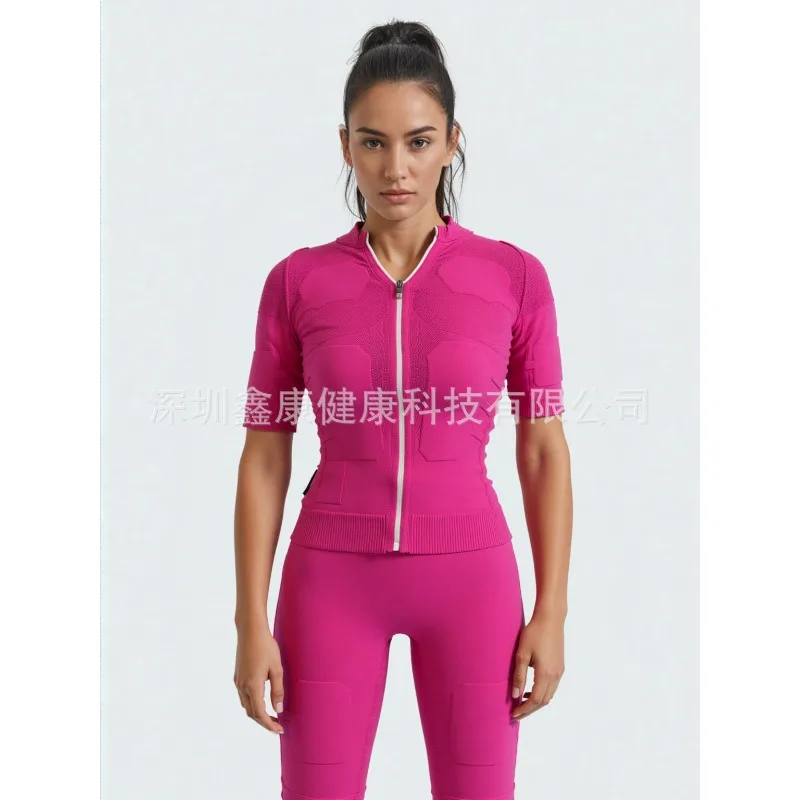 High elasticity, portable, lightweight wireless, suitable for home gym ems one-piece sportswear upgrade dry electrode