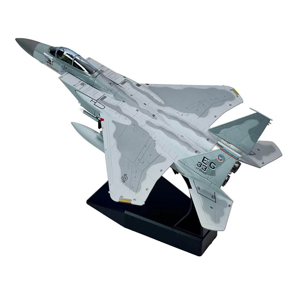 1/100 Scale US F15 F-15 Eagle Fighter Aircraft Airplane Diecast Metal Military Plane Toy Model Collection Gift