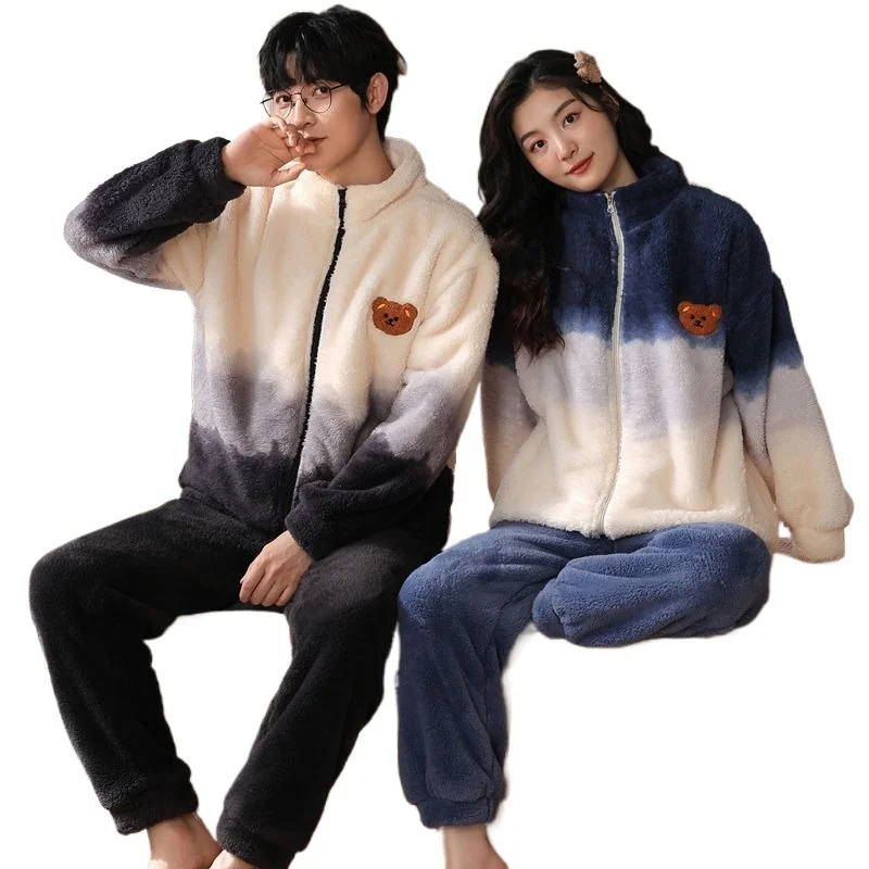 

Парные пижамы: женские осенне-зимние из кораллового флиса, мужские утепленные из фланели, можно носить на улице зимой, большие размеры, домашняя одежда