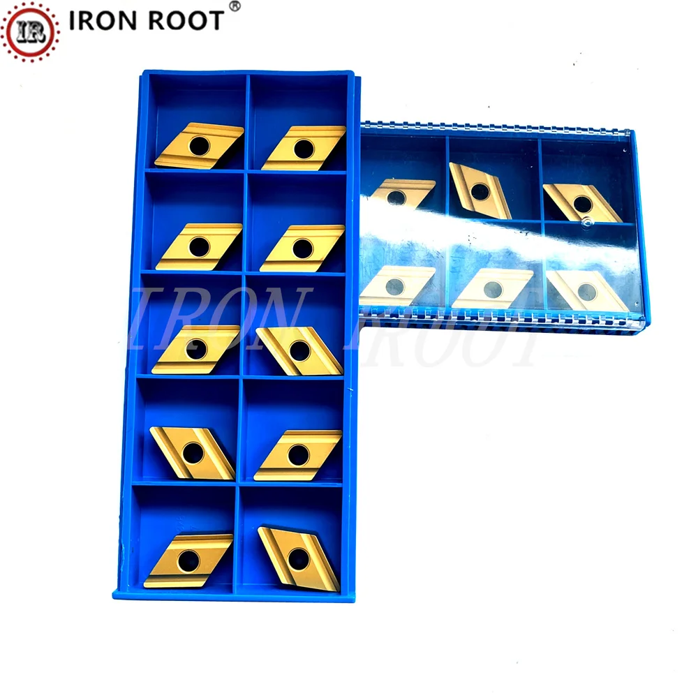 Imagem -04 - Torneamento do Torno do Metal do Cnc Indexável para Mdjnr l Inserção do Carboneto 100 Autêntico Dnmg150604r150608r150612r-sv Gp1225