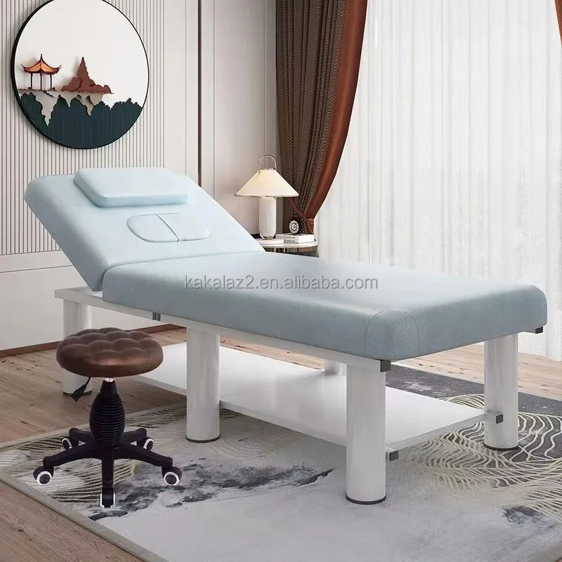 

massage bed eyelash solid wood beauty bed makeup beauty beds