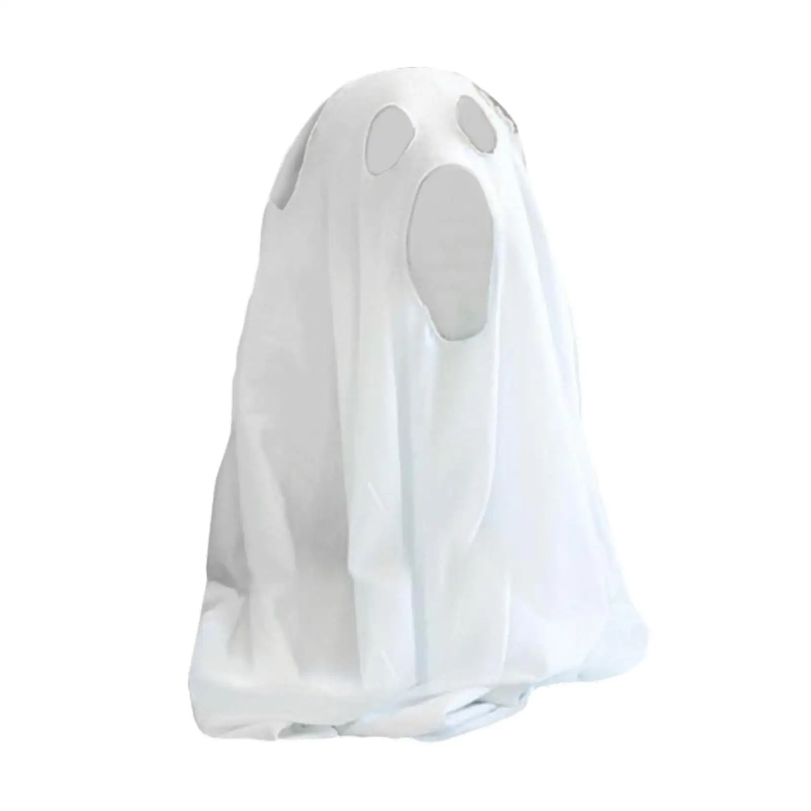 Halloween Ghost Dog Costume Spooky Lightweight Decor Party Easy to Wear