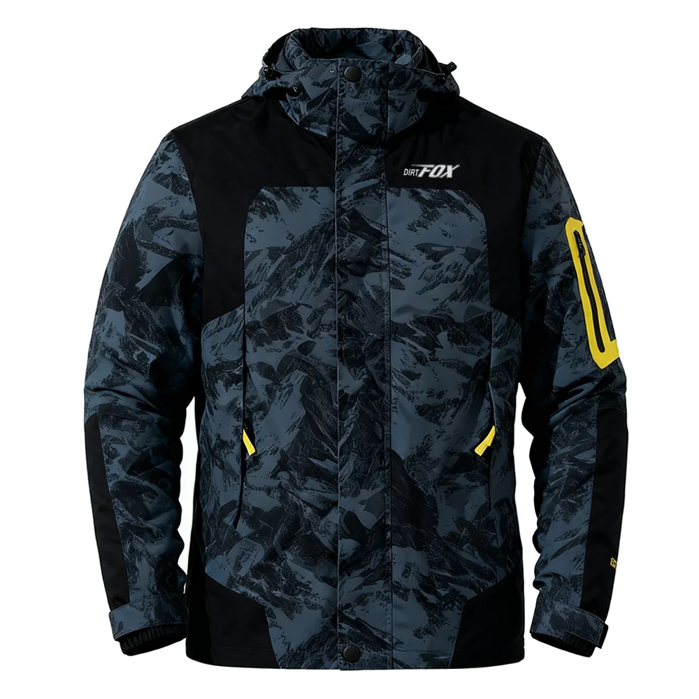 DIRTFOX Cycling Jacket Men Windproof Waterproof Fleece Thermal Bike Motorcycles Windbreaker Chaqueta Bicicleta Hombre Invierno