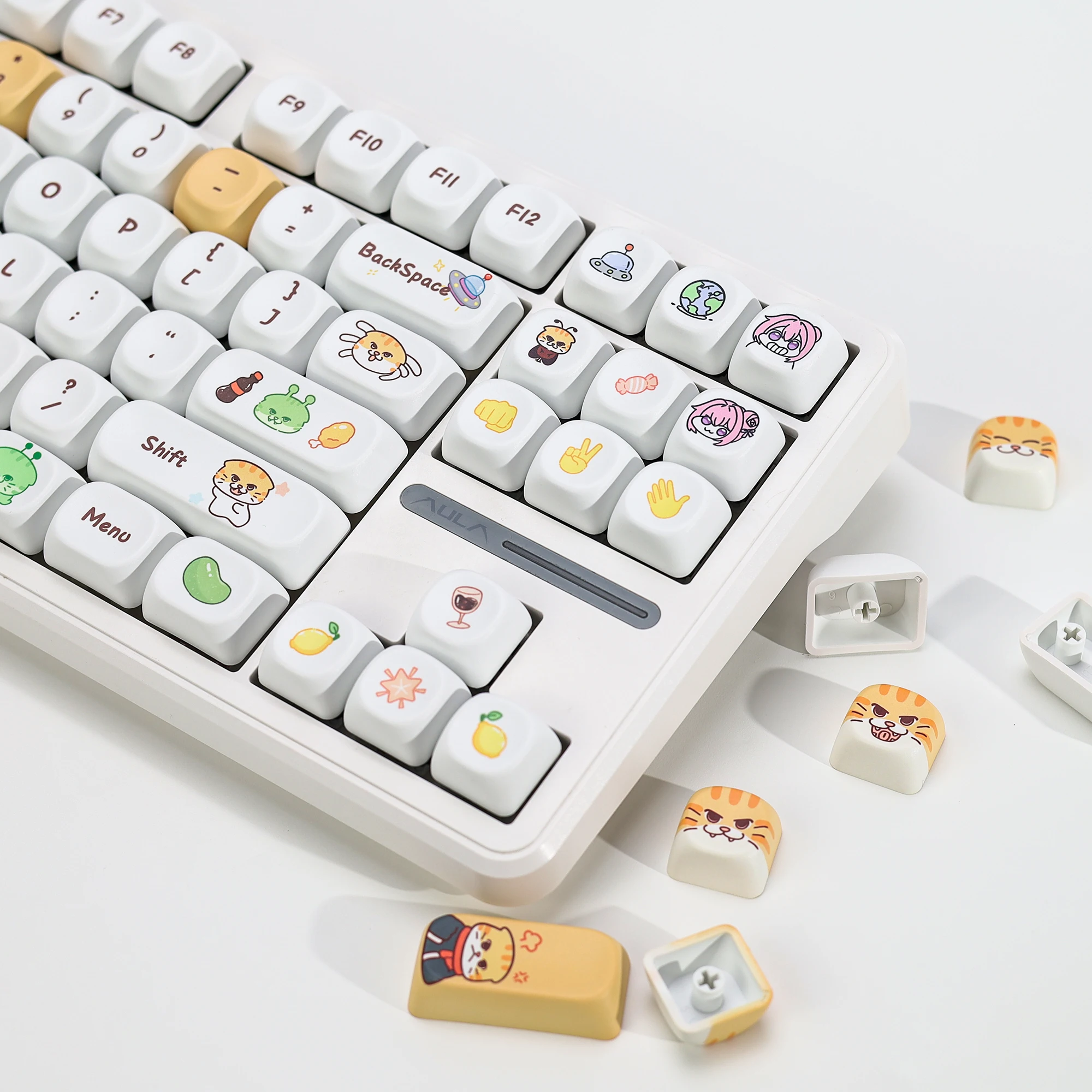 KBDiy Cute Bad Cat Theme Keyca - Gaming Keyboard Number Pad avis et prix