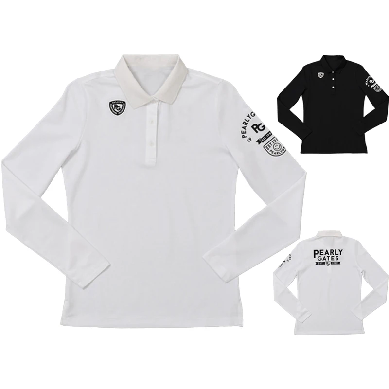 

Spring-Autumn Golf Apparel Women's Comfortable Long-Sleeve Polo Shirt Slim-Fit, Flattering, Quick-Dry Clothing