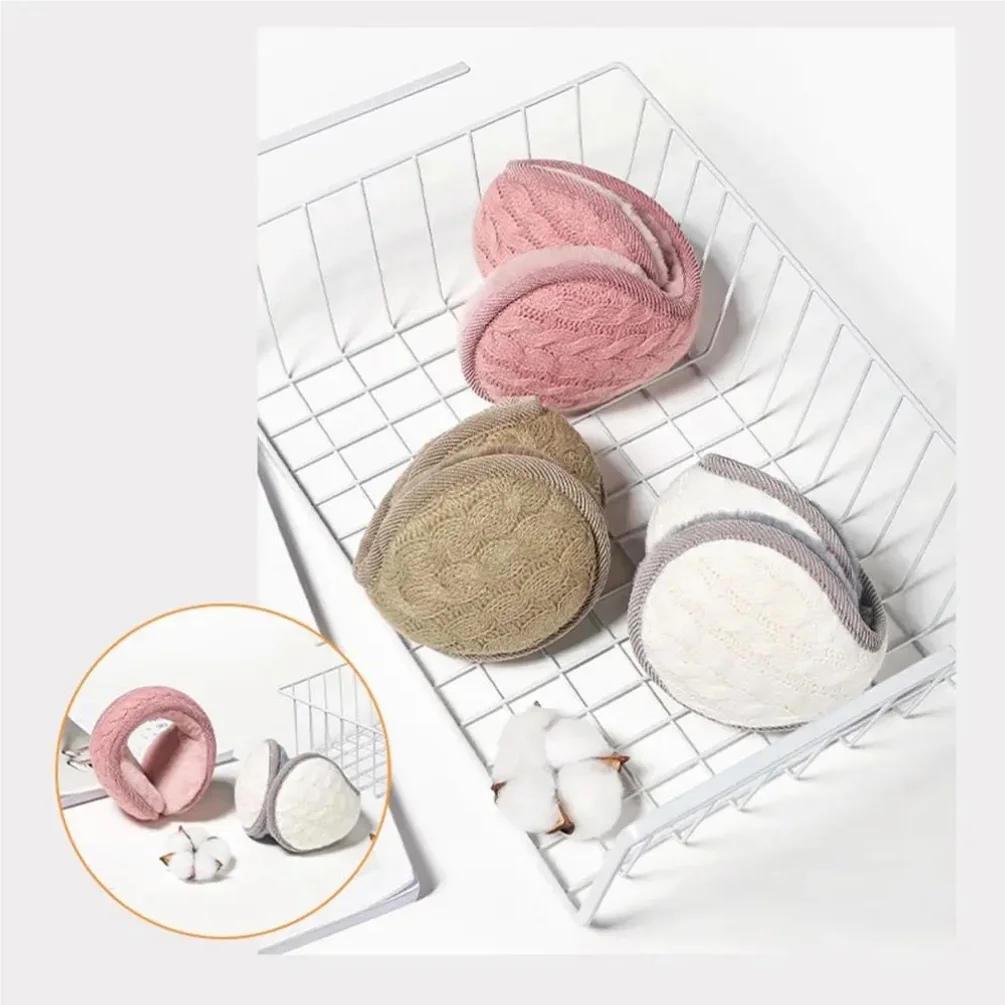 غطاء للأذنين متماسك دافئ للجنسين، بطانة غامضة مريحة وناعمة وصديقة للبشرة، متوفرة بألوان متعددة لركوب الدراجات