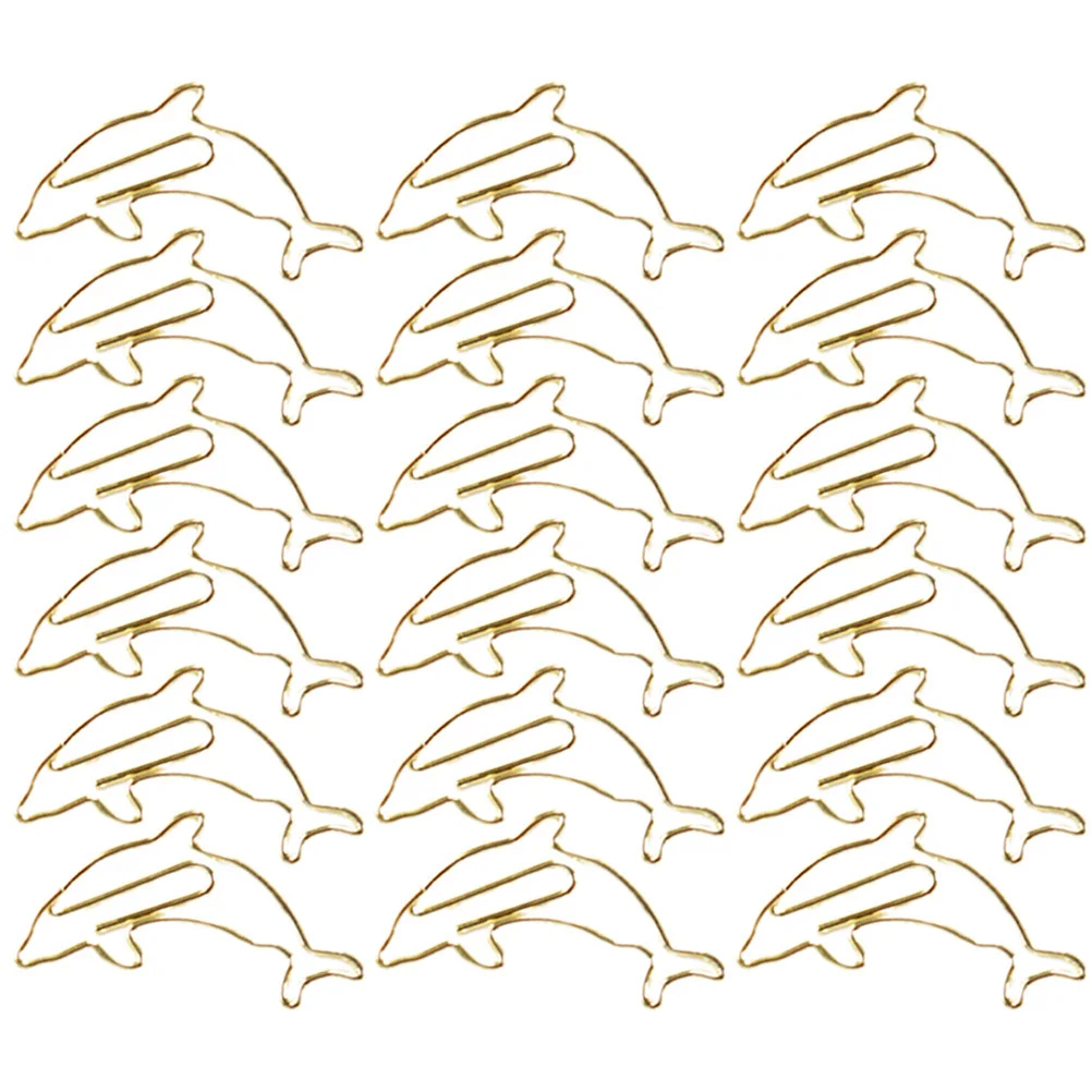 

18pcs Metal Cartoon Paper Clips For Office School Files Documents Fixing Multi-Use Desk Accessories Office Supplies